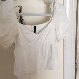 Zara White top